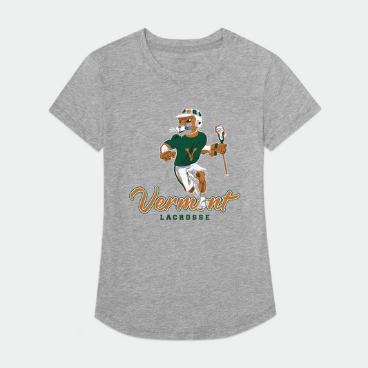 VMLCC | Vermont Lacrosse Alumni Adult Women's Athletic T-Shirt Signature Lacrosse