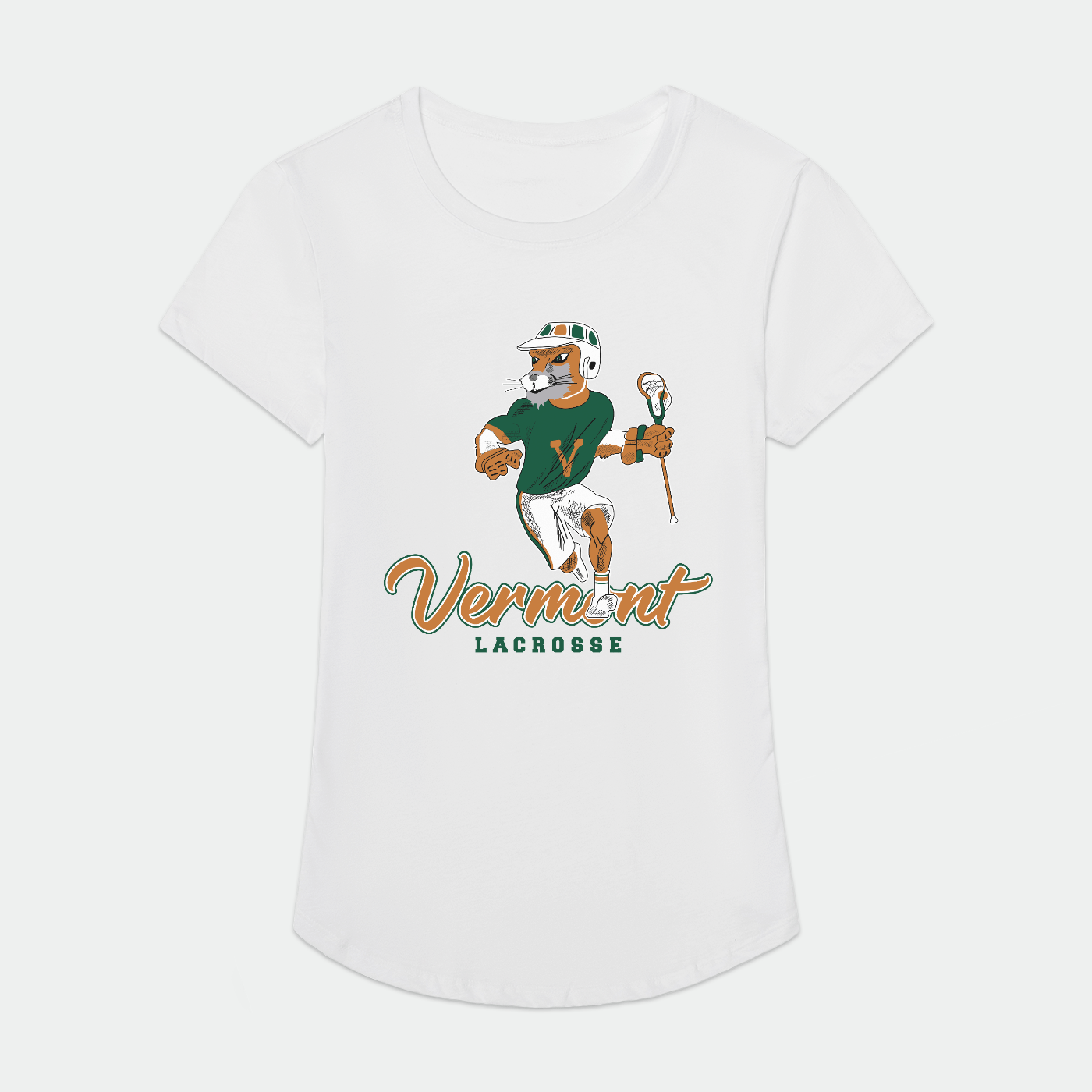 VMLCC | Vermont Lacrosse Alumni Adult Women's Athletic T-Shirt Signature Lacrosse