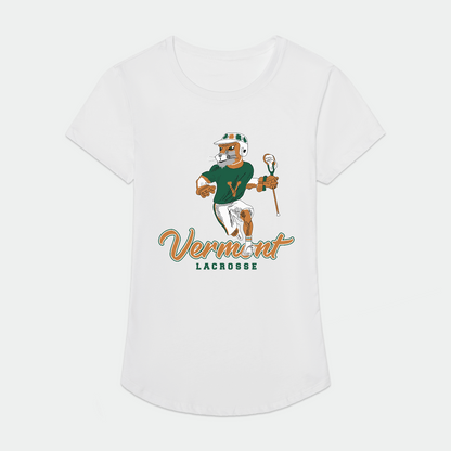 VMLCC | Vermont Lacrosse Alumni Adult Women's Athletic T-Shirt Signature Lacrosse