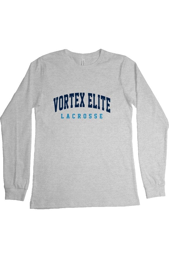Vortex Elite Lacrosse Adult Cotton Long Sleeve T-Shirt Signature Lacrosse