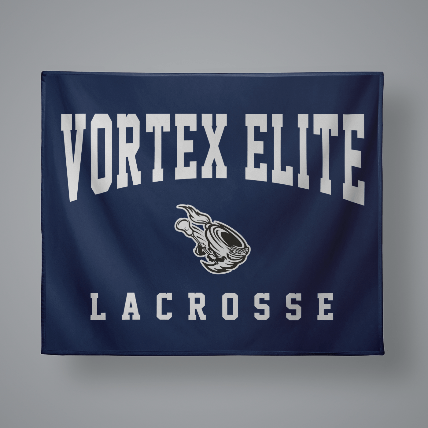 Vortex Elite Lacrosse Small Plush Throw Blanket Signature Lacrosse