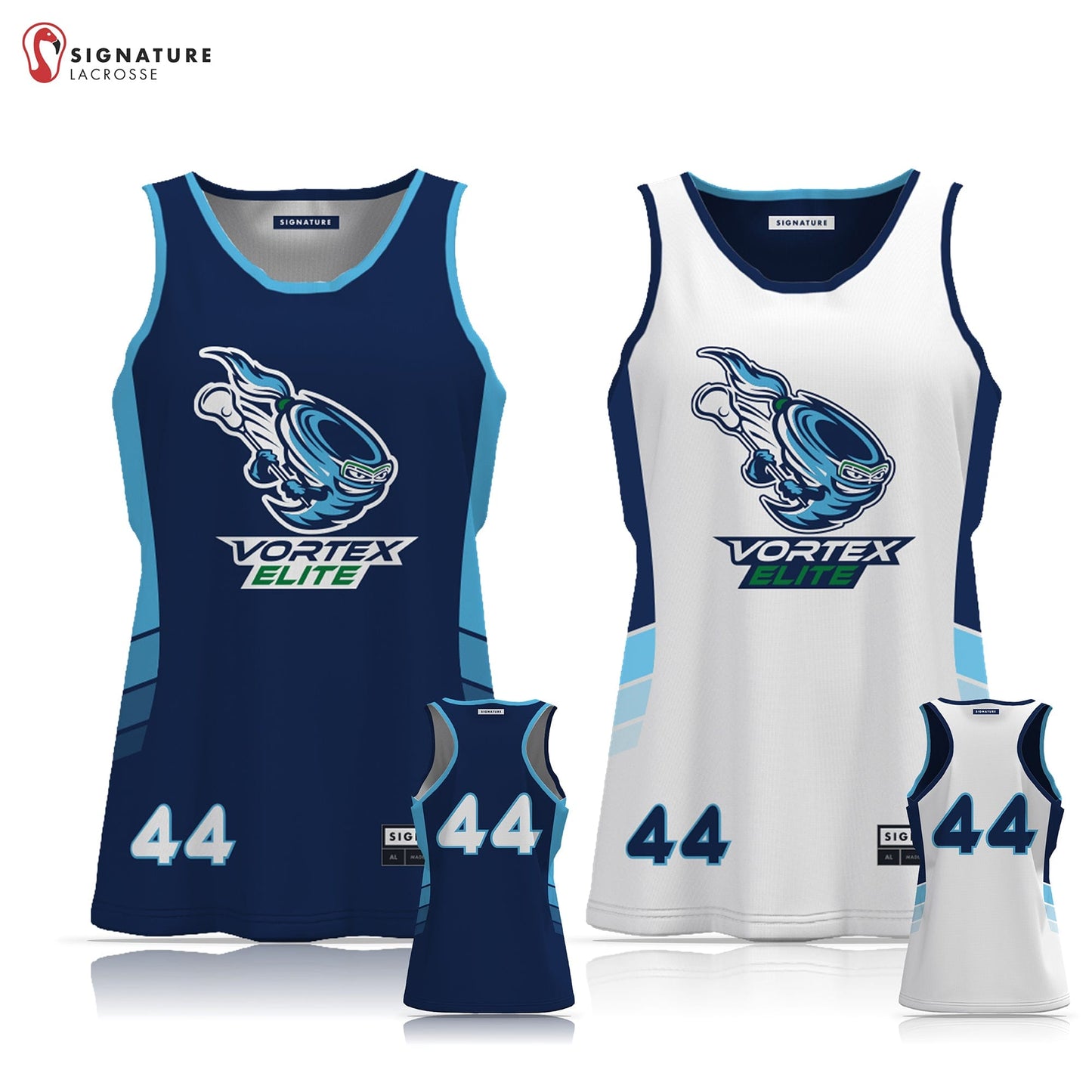 Vortex Elite Lacrosse Women's Player Reversible Practice Pinnie: 2024 Signature Lacrosse