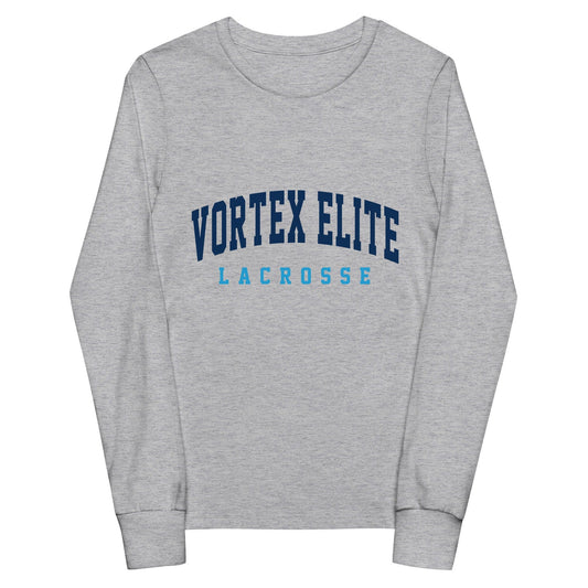 Vortex Elite Lacrosse Youth Cotton Long Sleeve T-Shirt Signature Lacrosse