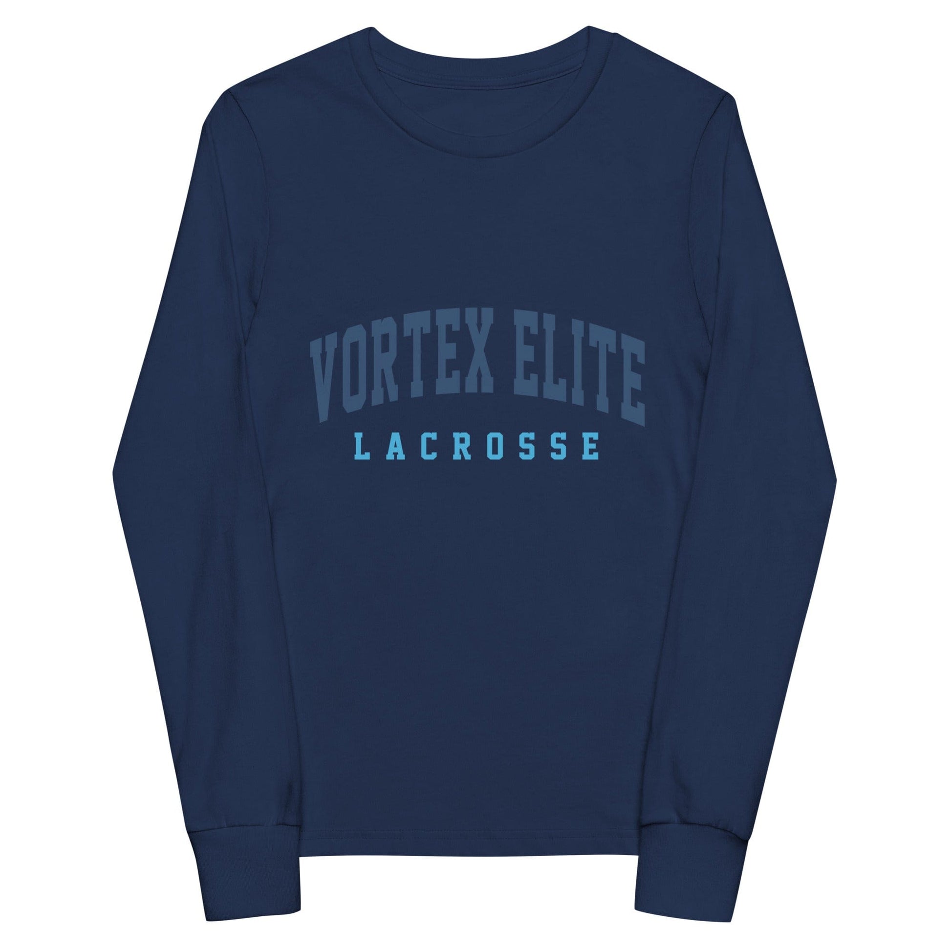 Vortex Elite Lacrosse Youth Cotton Long Sleeve T-Shirt Signature Lacrosse
