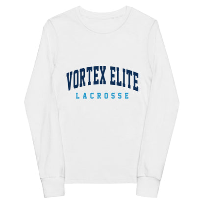 Vortex Elite Lacrosse Youth Cotton Long Sleeve T-Shirt Signature Lacrosse