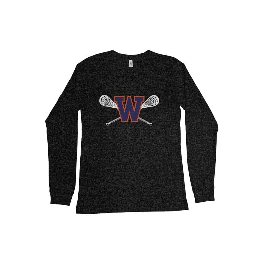 Walpole Youth Lacrosse Adult Cotton Long Sleeve T-Shirt Signature Lacrosse