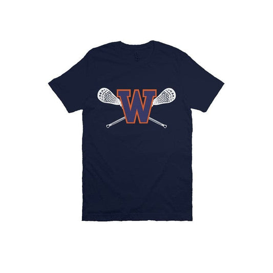 Walpole Youth Lacrosse Adult Cotton Short Sleeve T-Shirt Signature Lacrosse