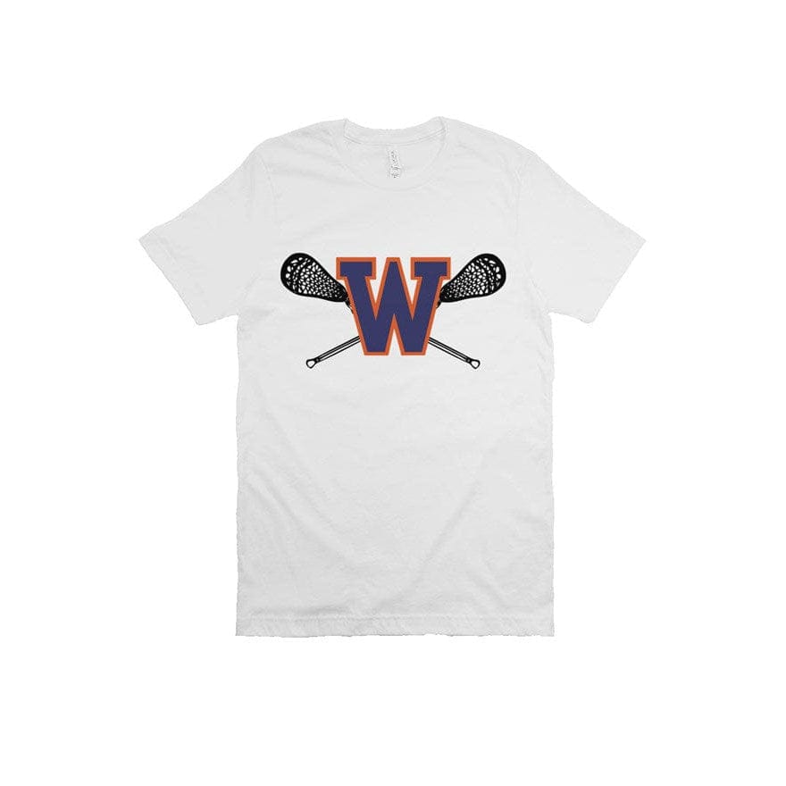 Walpole Youth Lacrosse Adult Cotton Short Sleeve T-Shirt Signature Lacrosse