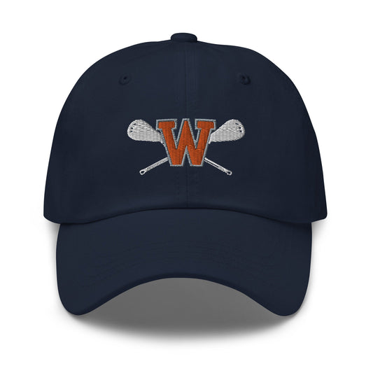 Walpole Youth Lacrosse Adult Dad Hat Signature Lacrosse