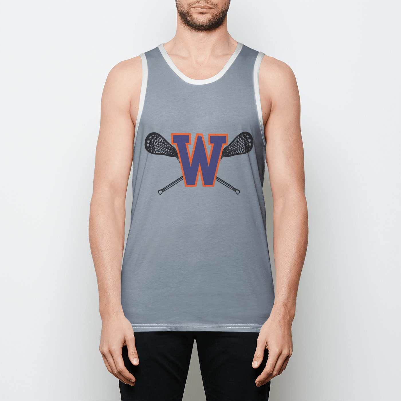 Walpole Youth Lacrosse Adult Men's Tank Top Signature Lacrosse