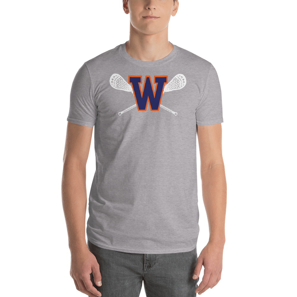 Walpole Youth Lacrosse Adult Premium Short Sleeve T -Shirt Signature Lacrosse