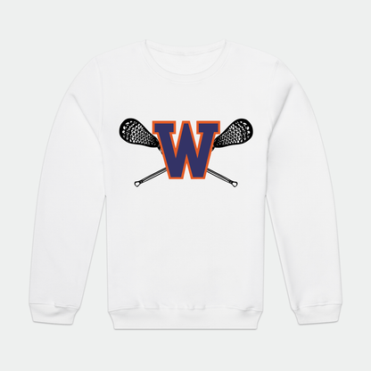 Walpole Youth Lacrosse Adult Sport Sweatshirt Signature Lacrosse