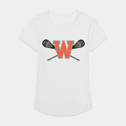 Walpole Youth Lacrosse Adult Women's Sport T-Shirt Signature Lacrosse