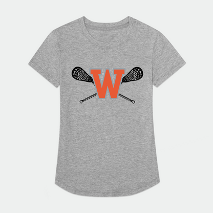 Walpole Youth Lacrosse Adult Women's Sport T-Shirt Signature Lacrosse