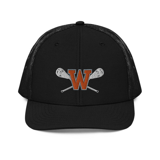 Walpole Youth Lacrosse Richardson Trucker Hat Signature Lacrosse