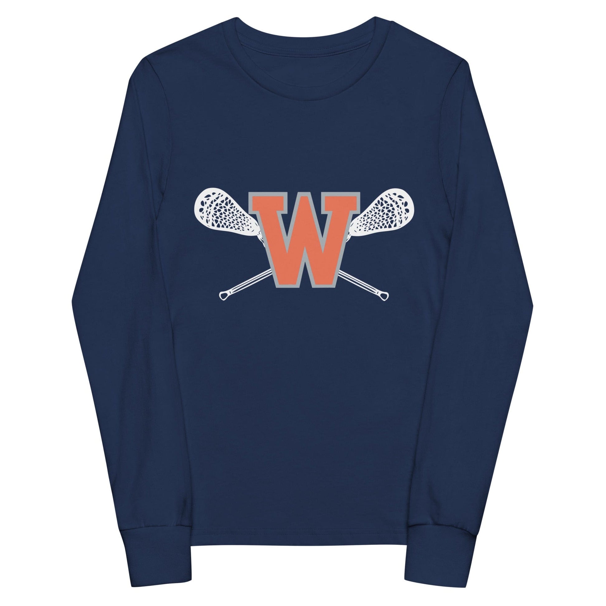 Walpole Youth Lacrosse Youth Cotton Long Sleeve T-Shirt Signature Lacrosse