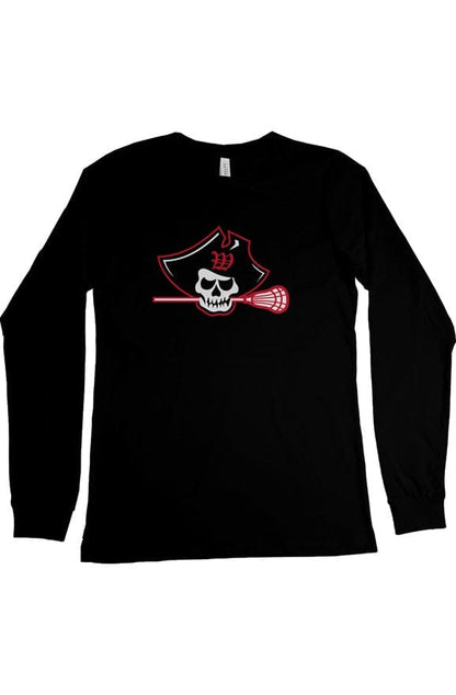 Wellesley Lacrosse Adult Cotton Long Sleeve T-Shirt Signature Lacrosse