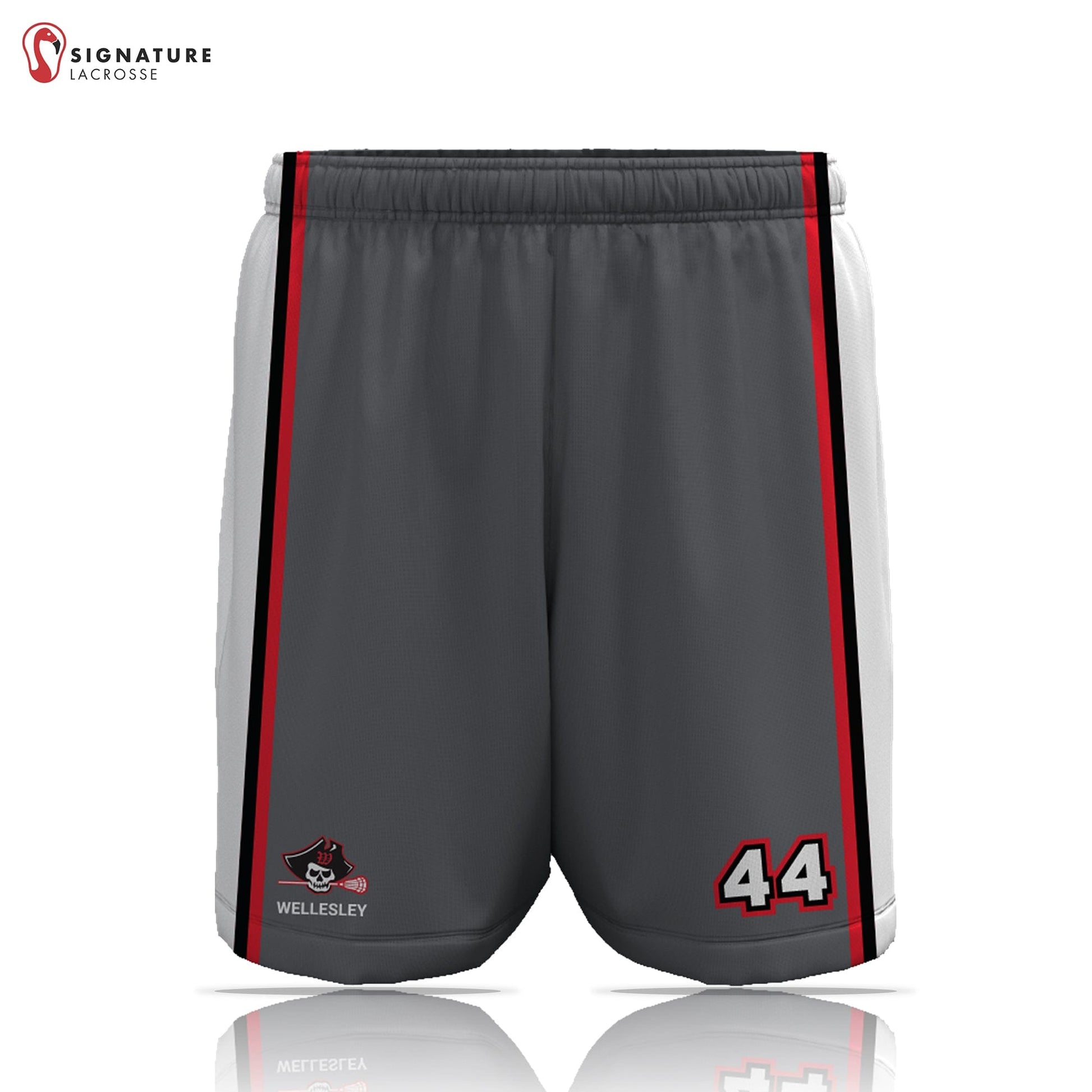 Wellesley Lacrosse Men's Player Game Shorts Signature Lacrosse