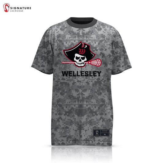 Wellesley Lacrosse Pro Short Sleeve Shooting Shirt Signature Lacrosse