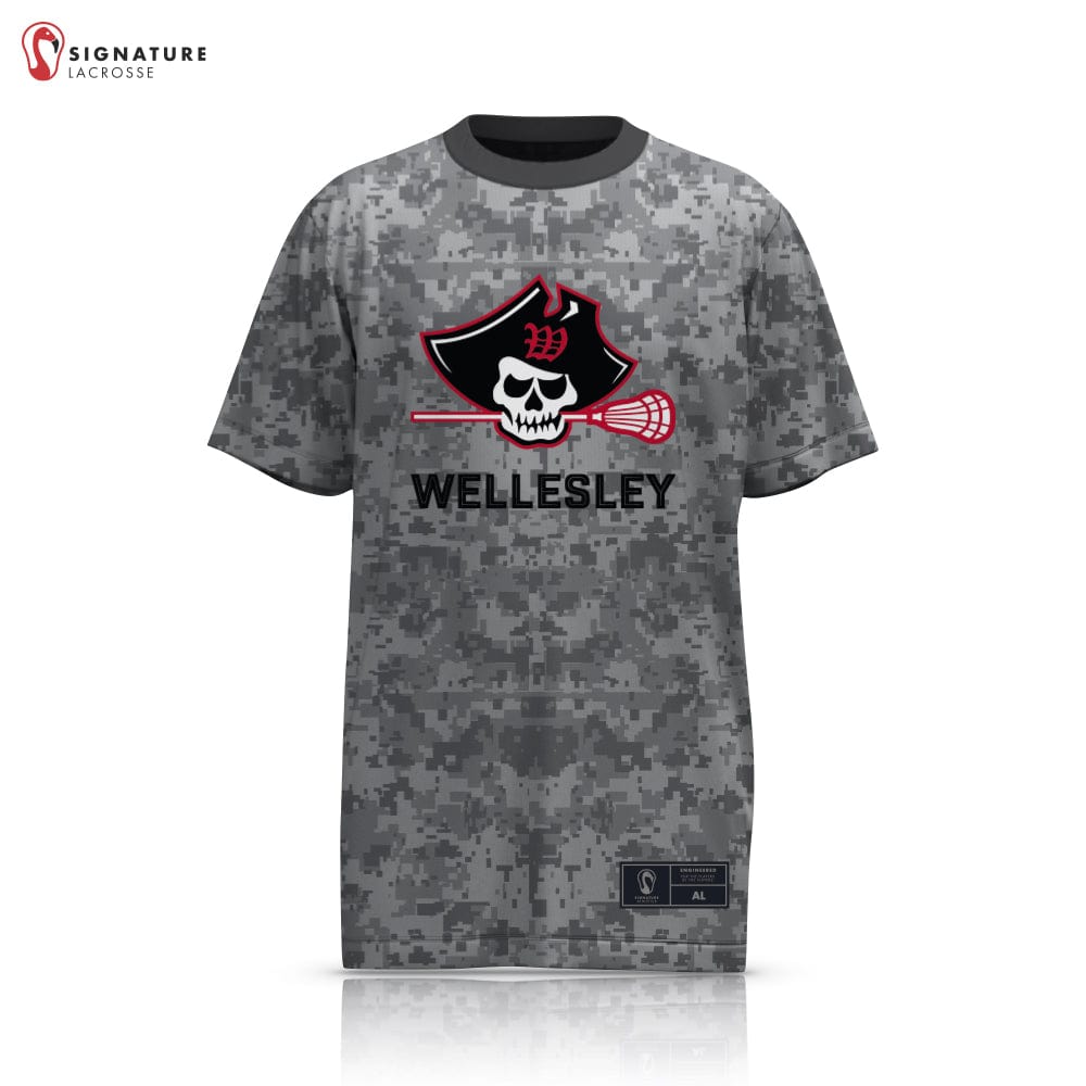 Wellesley Lacrosse Pro Short Sleeve Shooting Shirt:Grade 3 Signature Lacrosse