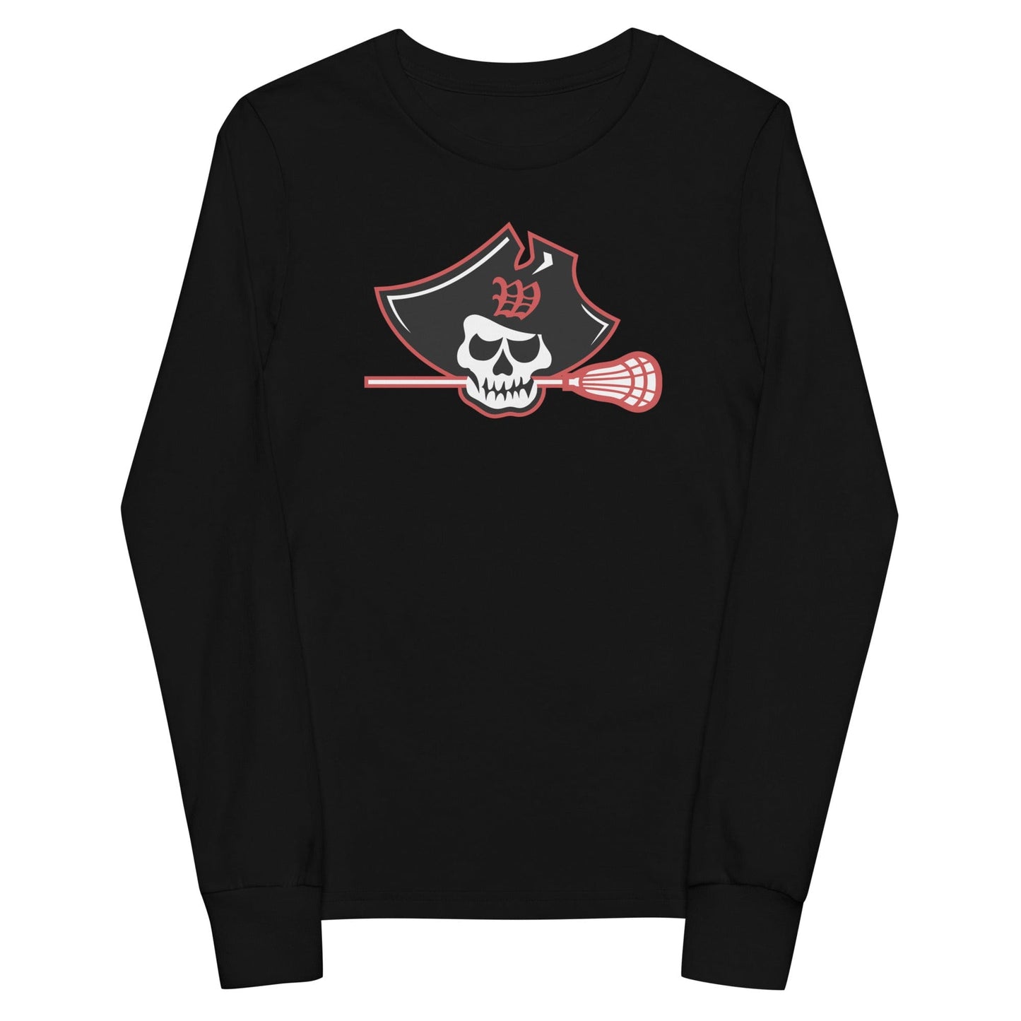 Wellesley Lacrosse Youth Cotton Long Sleeve T-Shirt Signature Lacrosse