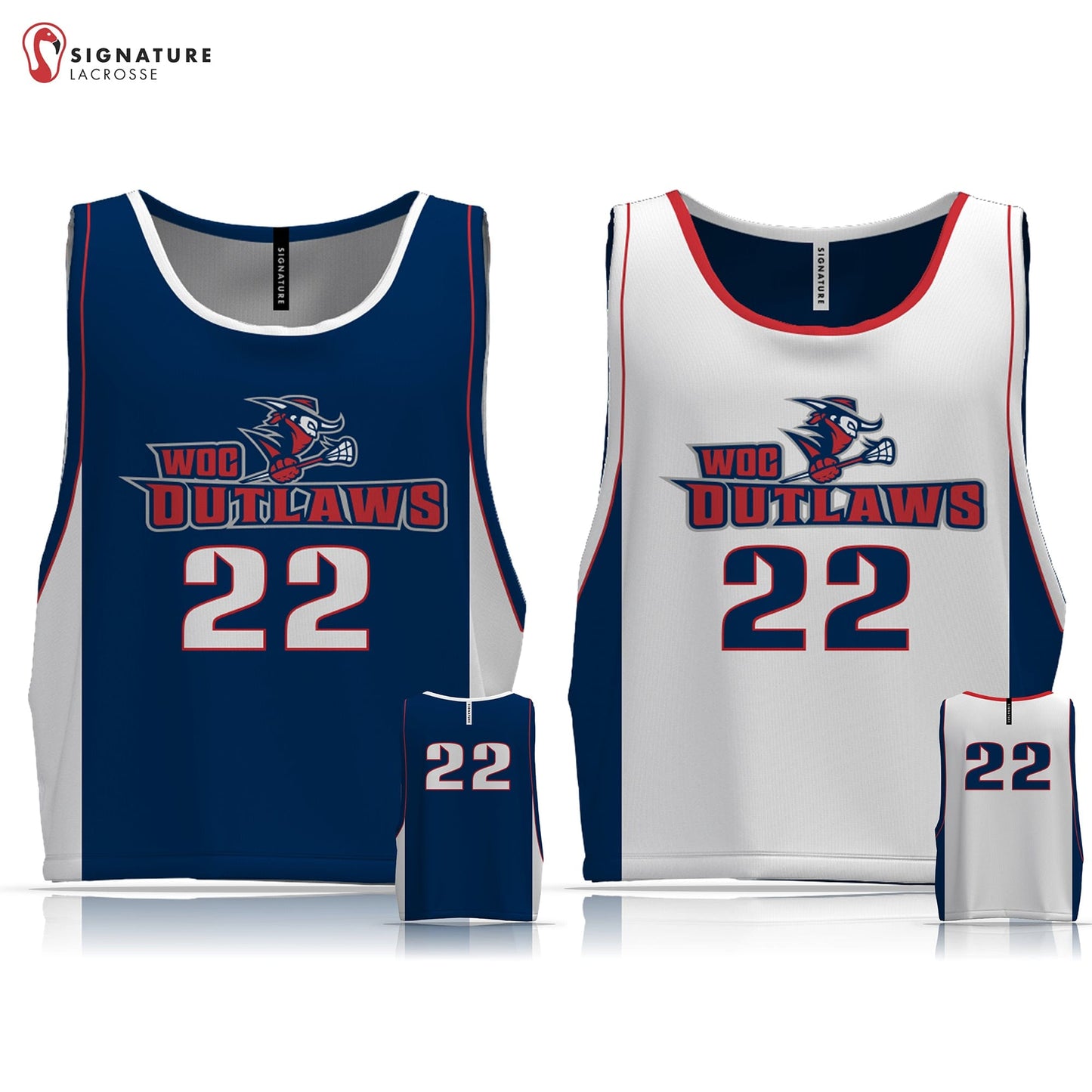 West Orange County Lacrosse Men's Game Pinnie Signature Lacrosse