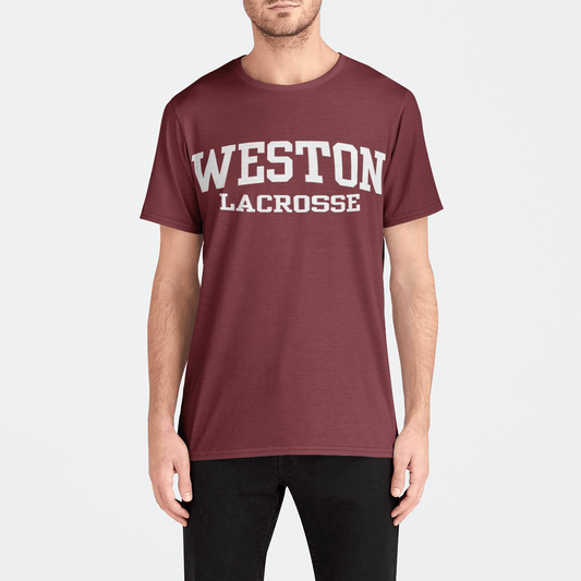 Weston Youth Lacrosse Adult Men's Sport T-Shirt Signature Lacrosse