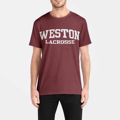 Weston Youth Lacrosse Adult Men's Sport T-Shirt Signature Lacrosse