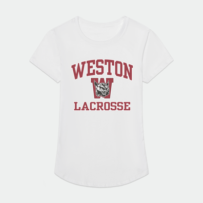 Weston Youth Lacrosse Adult Women's Sport T-Shirt Signature Lacrosse