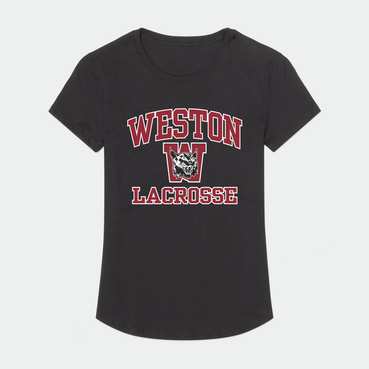 Weston Youth Lacrosse Adult Women's Sport T-Shirt Signature Lacrosse