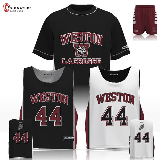 Weston Youth Lacrosse Men's 3 Piece Player Game Package: Grade 5-6 Signature Lacrosse