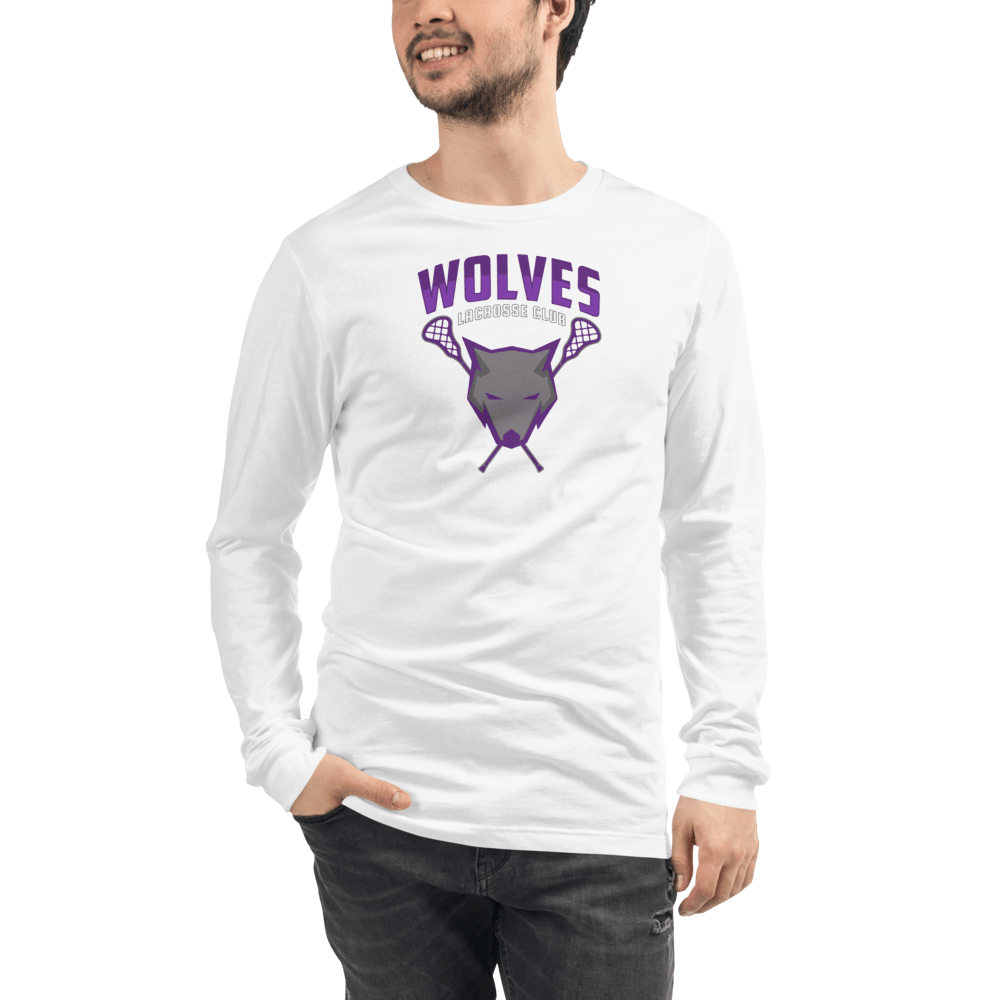 Wolves Lacrosse Club Adult Premium Long Sleeve T -Shirt Signature Lacrosse