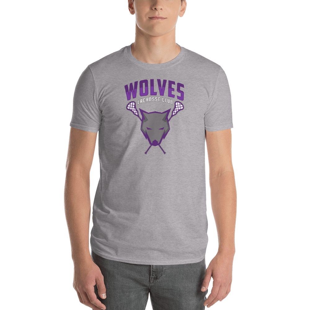 Wolves Lacrosse Club Adult Premium Short Sleeve T -Shirt Signature Lacrosse
