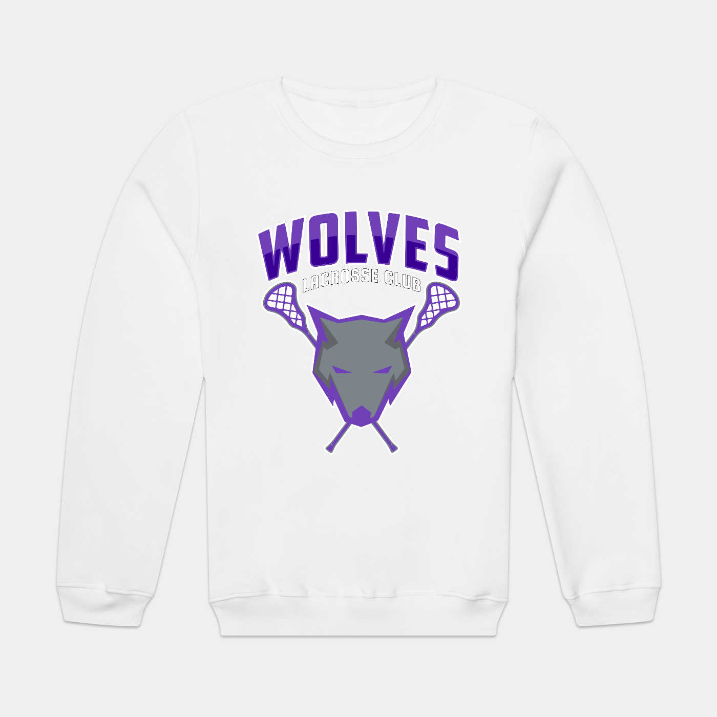 Wolves Lacrosse Club Adult Sport Sweatshirt Signature Lacrosse