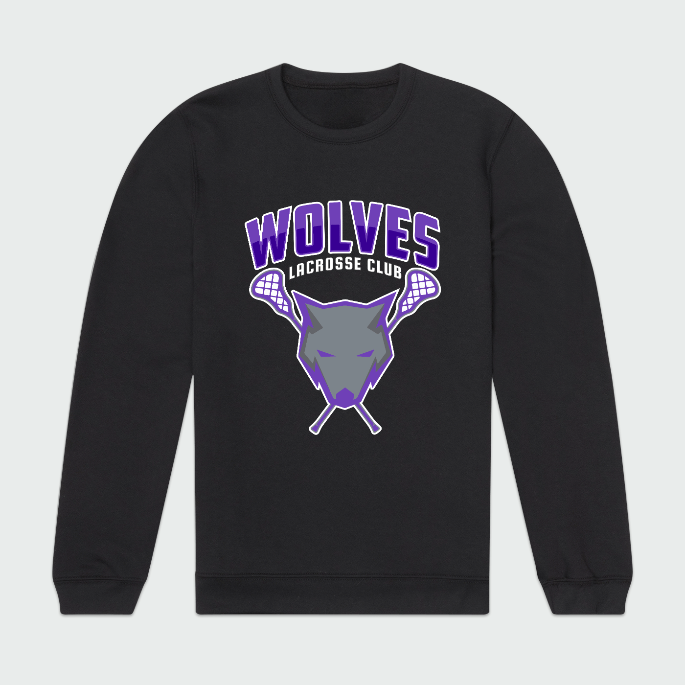 Wolves Lacrosse Club Adult Sport Sweatshirt Signature Lacrosse