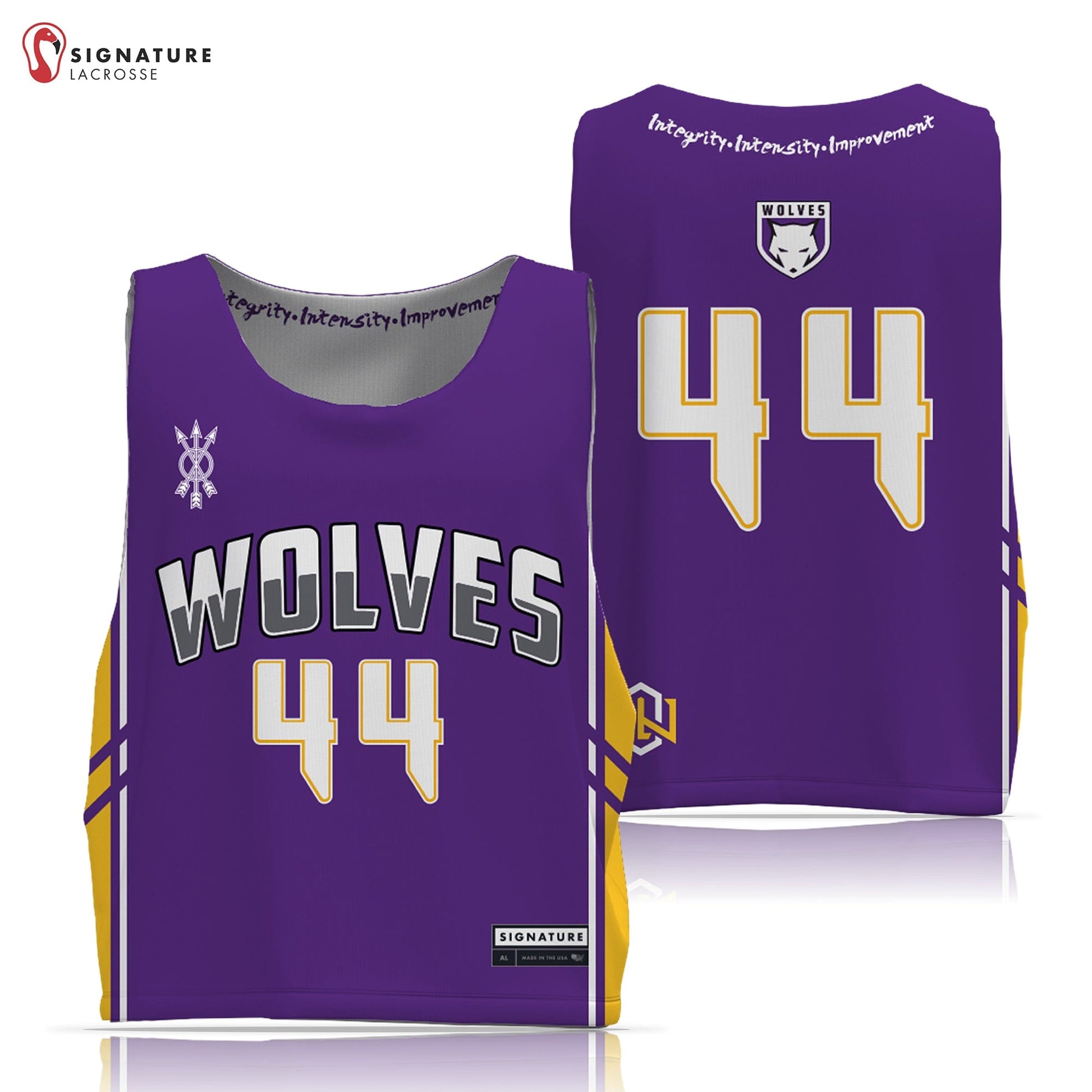 Wolves Lacrosse Club Boy's 2 Piece Player Game Package Signature Lacrosse