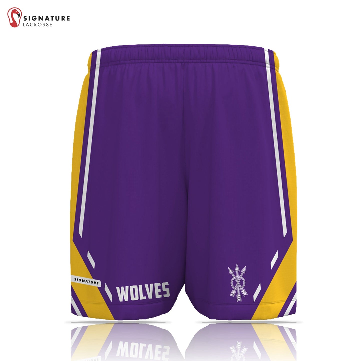 Wolves Lacrosse Club Men's Player Game Shorts Signature Lacrosse