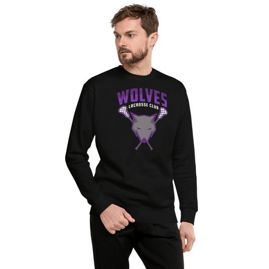 Wolves Lacrosse Club Unisex Fleece Pullover Signature Lacrosse