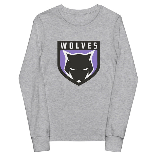 Wolves Lacrosse Club Youth Cotton Long Sleeve T-Shirt Signature Lacrosse