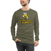 Yellow Jacket Lacrosse Adult Premium Long Sleeve T -Shirt Signature Lacrosse