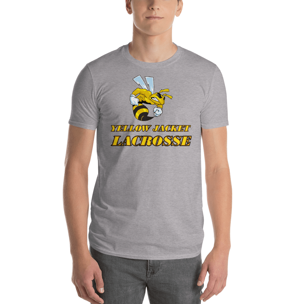 Yellow Jacket Lacrosse Adult Premium Short Sleeve T -Shirt Signature Lacrosse