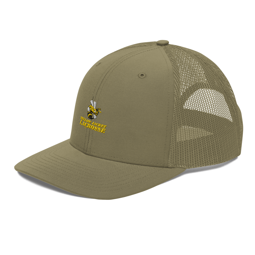 Yellow Jacket Lacrosse Richardson Trucker Hat Signature Lacrosse