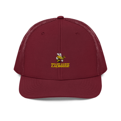 Yellow Jacket Lacrosse Richardson Trucker Hat Signature Lacrosse