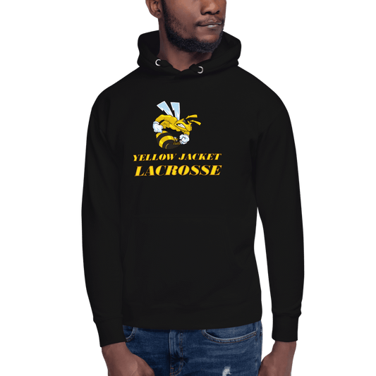 Yellow Jacket Lacrosse Unisex Premium Hoodie Signature Lacrosse