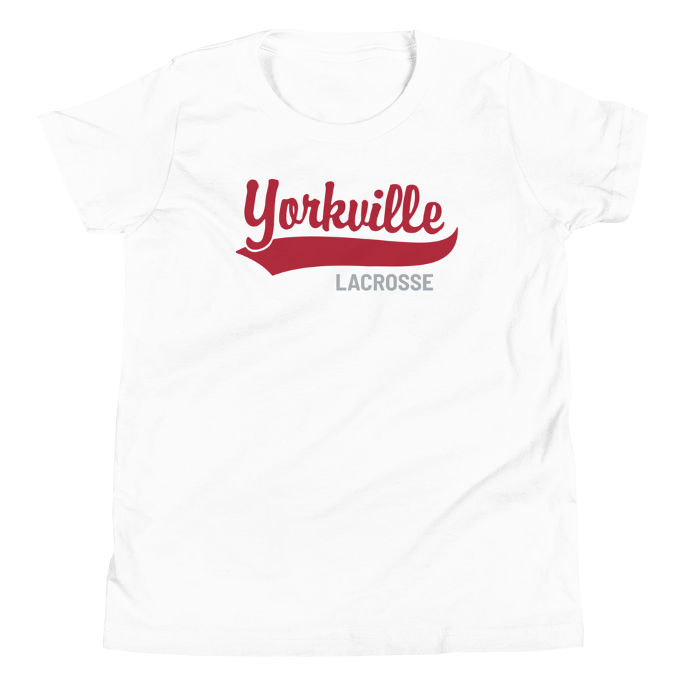 Yorkville Lacrosse Youth Premium Short Sleeve T-Shirt Signature Lacrosse